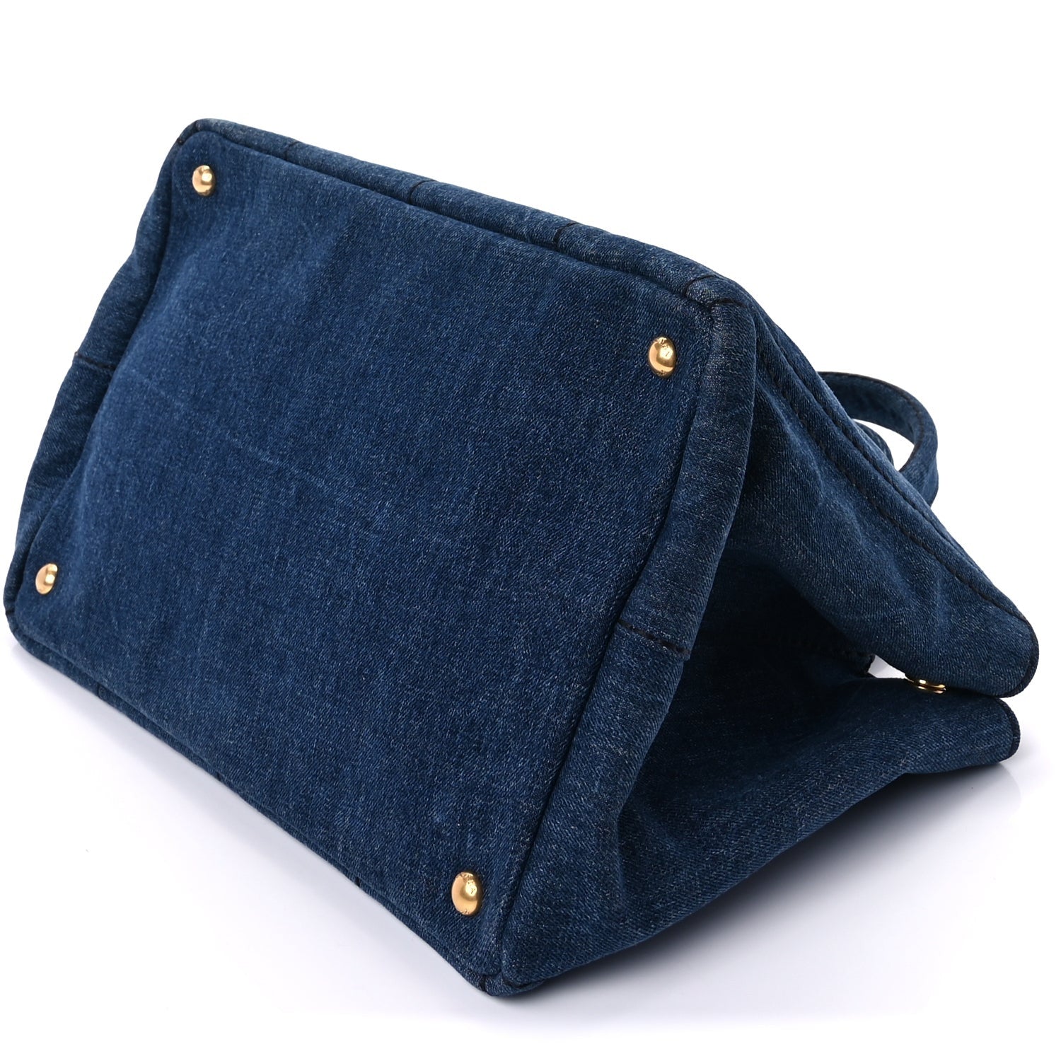 Prada Denim Canapa Logo Tote  Avio 8 of 8