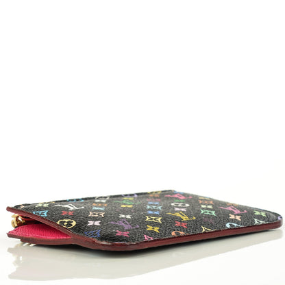 Louis Vuitton Monogram Multicolor Key Pouch Black Grenade 3 of 7