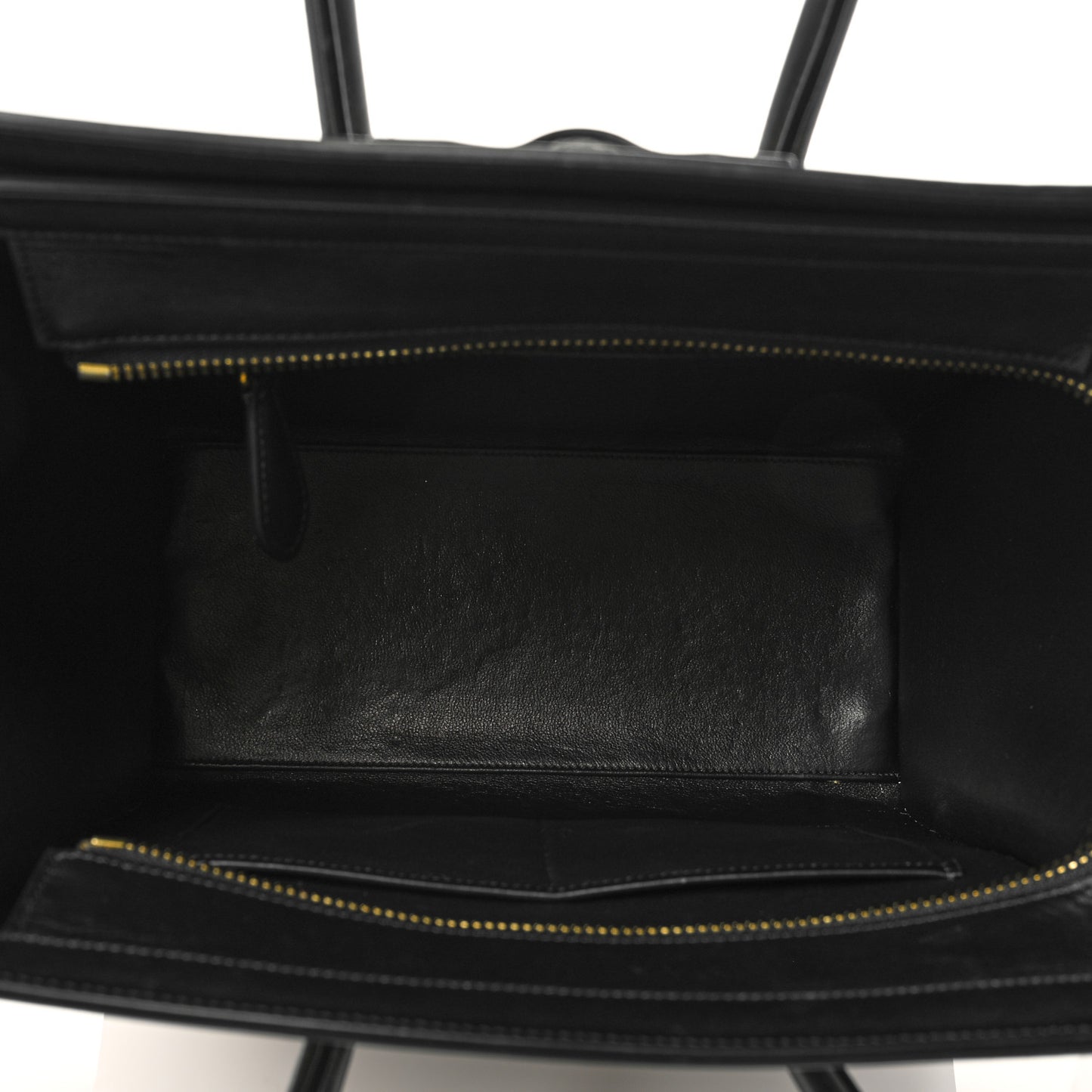 Drummed Calfskin Micro Tri-Color Luggage Antarctic