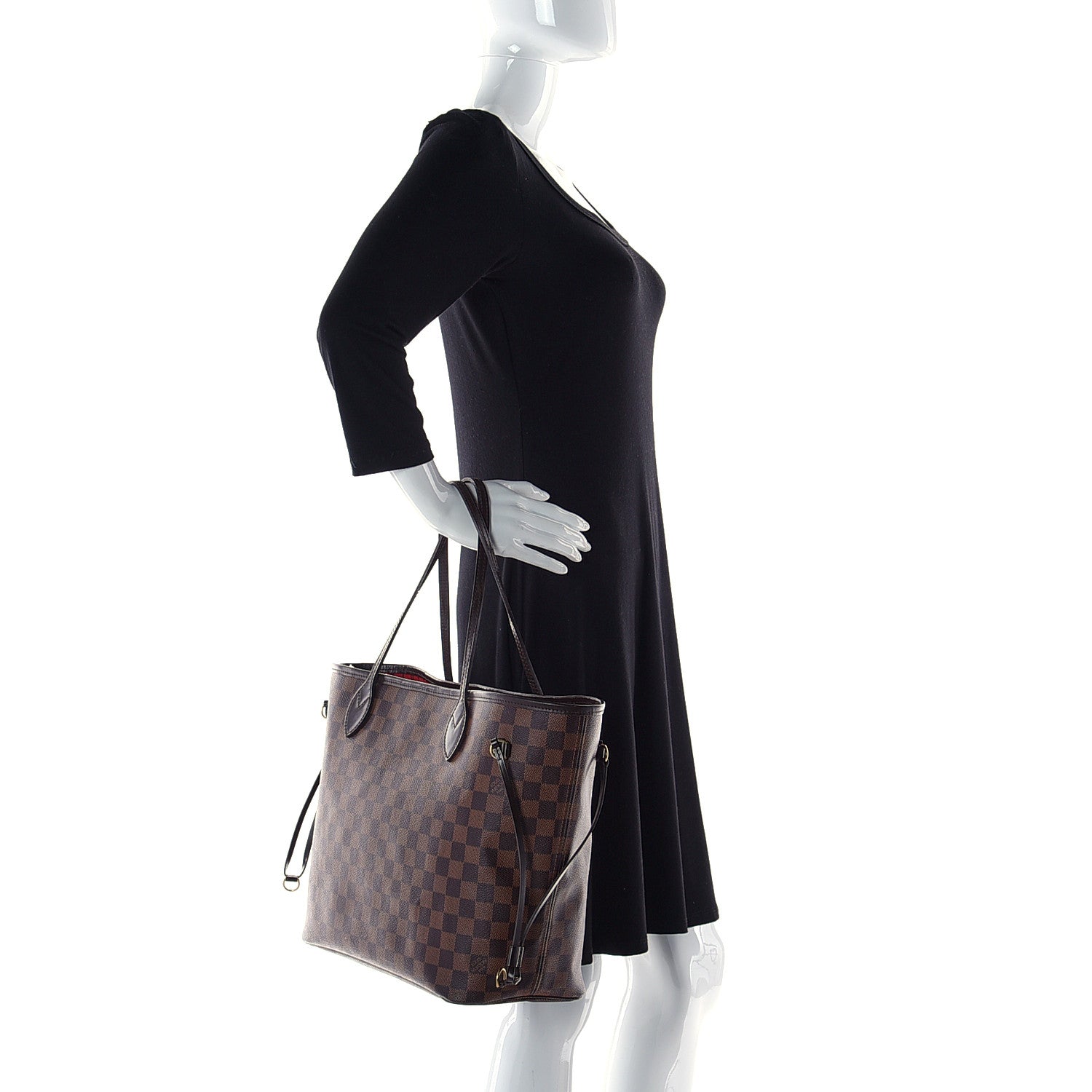 Louis Vuitton Damier Ebene Neo Neverfull MM 2 of 11
