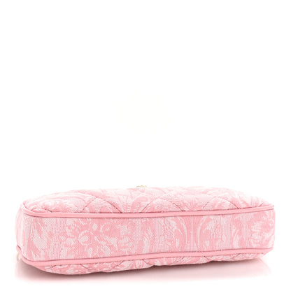 Versace Baroque Jacquard Quilted Medusa Shoulder Bag Baby Pink 3 of 8
