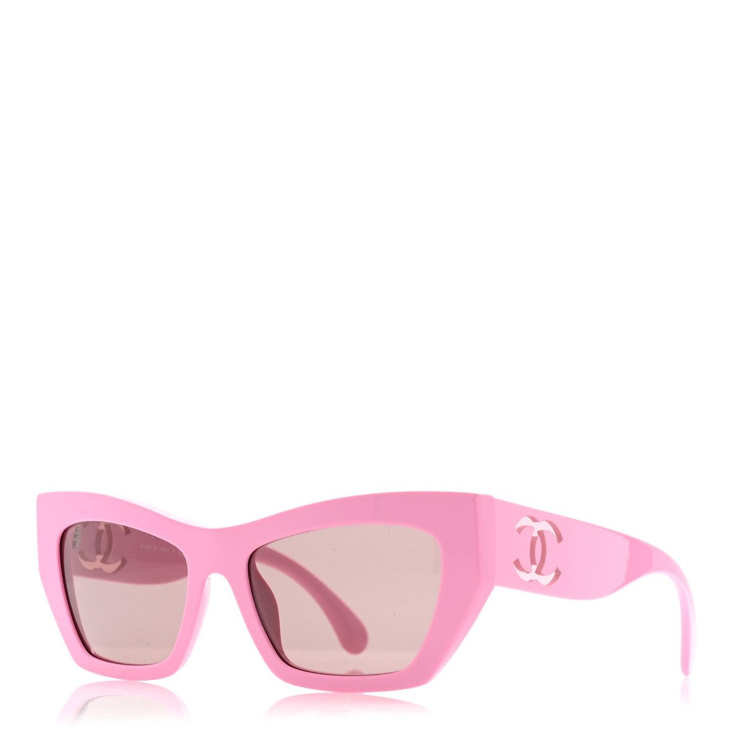Chanel Acetate Cat Eye Sunglasses 5527 Pink 1 of 8