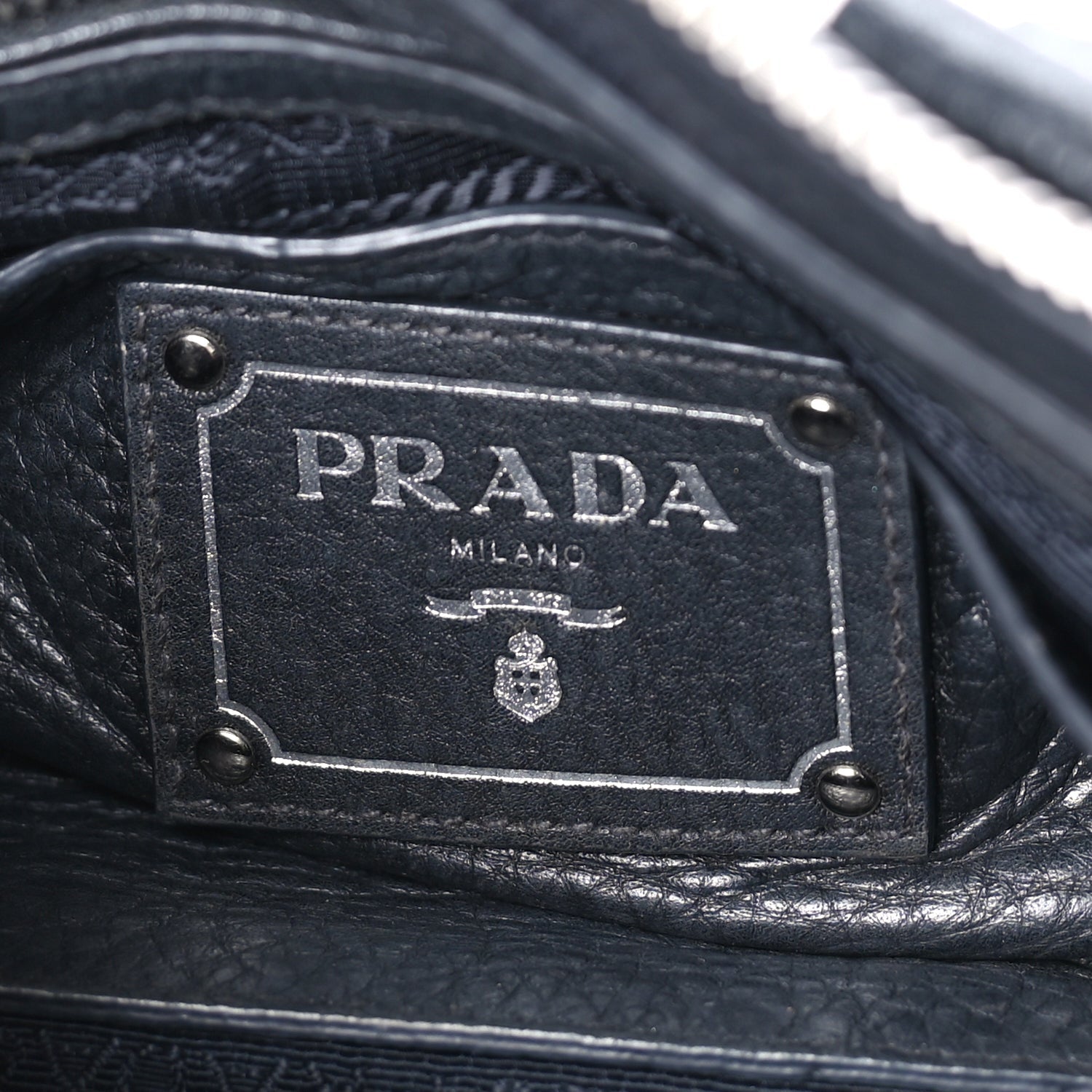 Prada Vitello Phenix Shopping Satchel Black 5 of 7