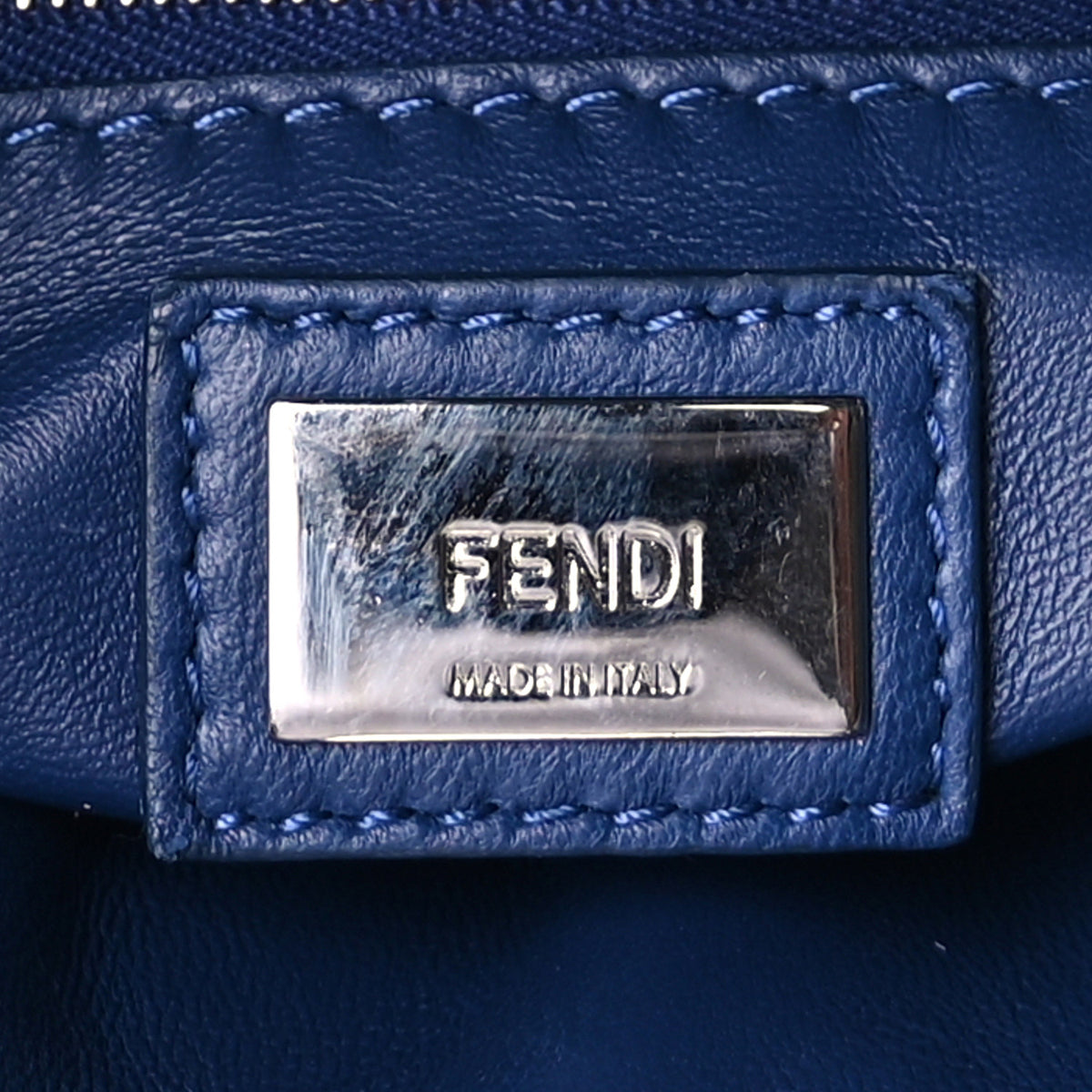 Nappa Mini Peekaboo Iconic Satchel True Blue