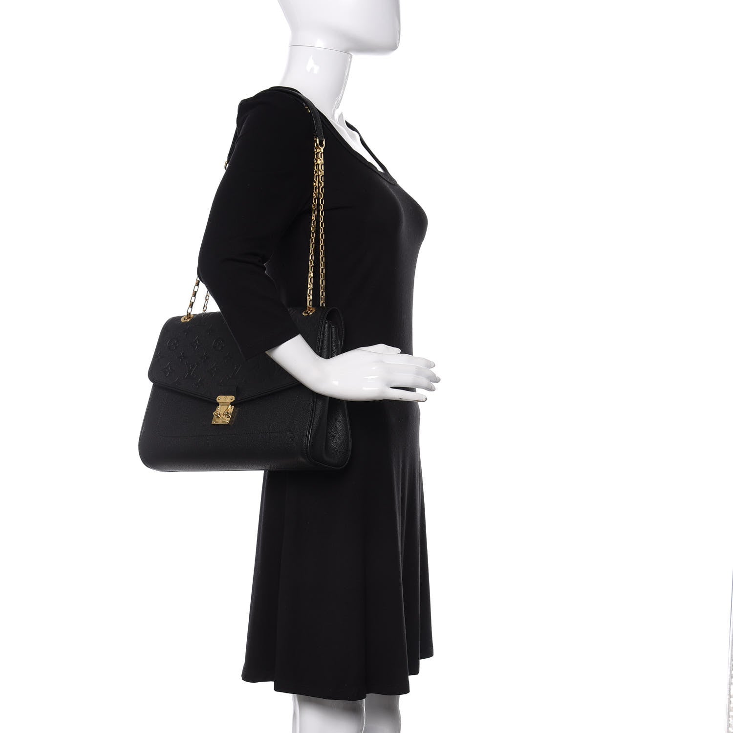 Louis Vuitton Empreinte Saint Germain MM Black 2 of 9