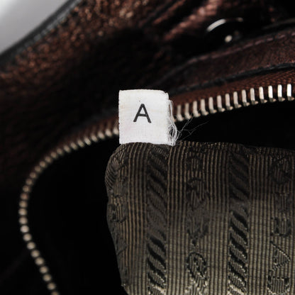 Prada Vitello Daino Mordore Shoulder Bag Antico 7 of 10