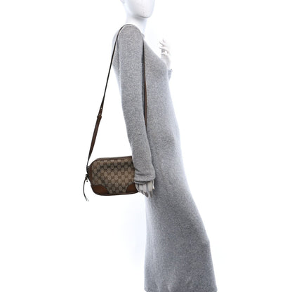 Gucci Monogram Mini Bree Messenger Bag Beige Tabacco 2 of 7