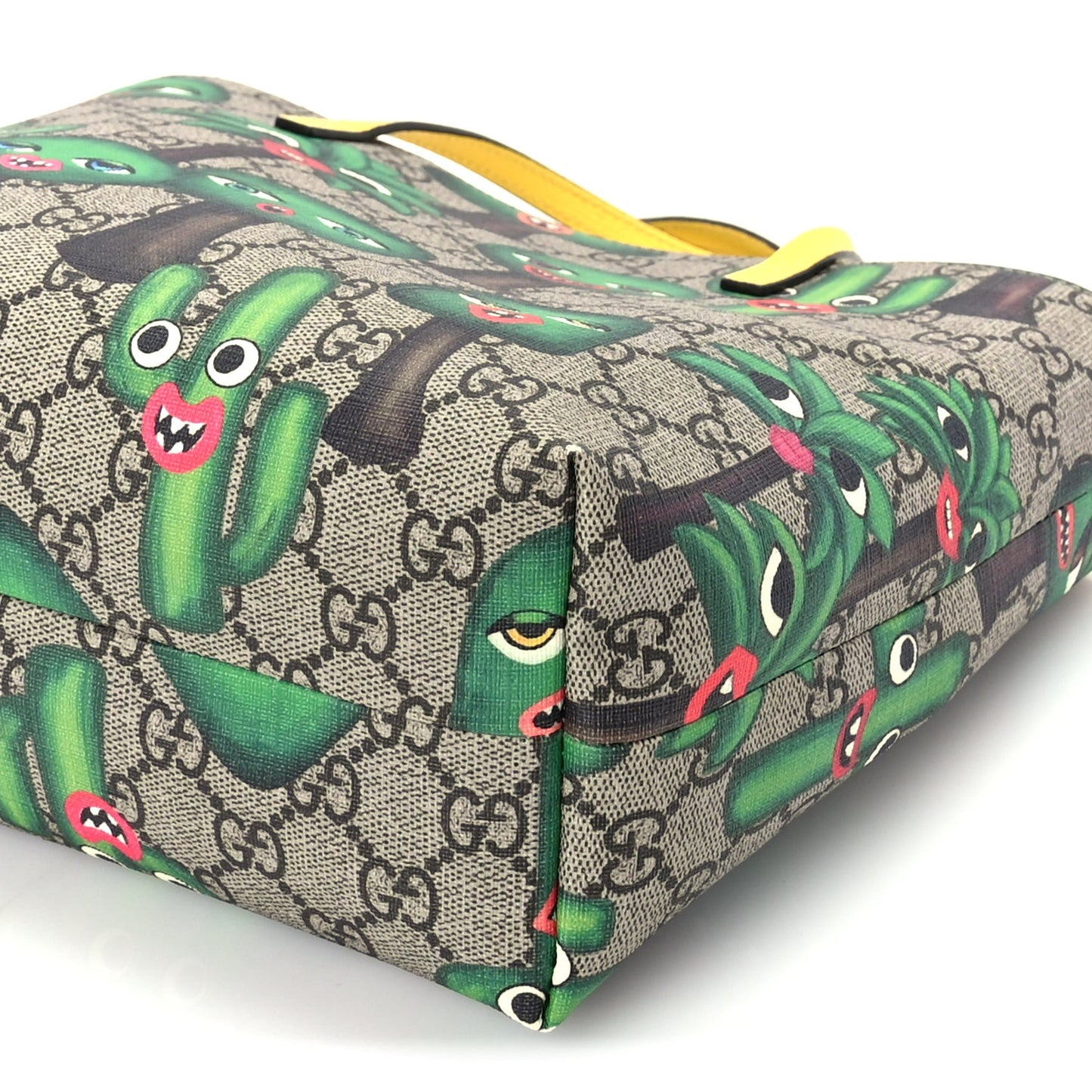 GG Supreme Monogram Smiling Plants Childrens Tote  Multicolor