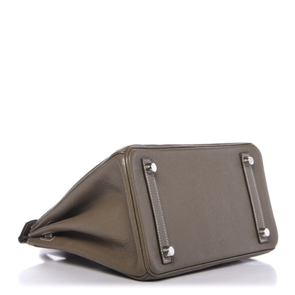 Hermes Chevre Mysore Birkin 25 Etoupe 4 of 12