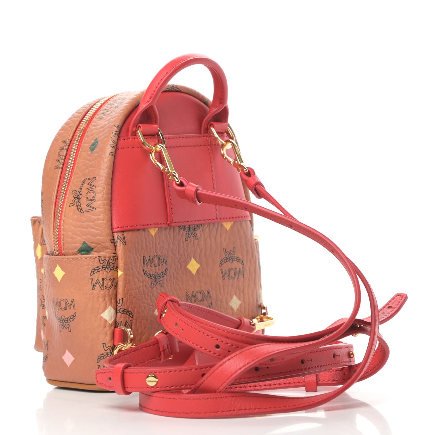 Skyoptic Visetos X-Mini Stark Bebe Boo Backpack Cognac