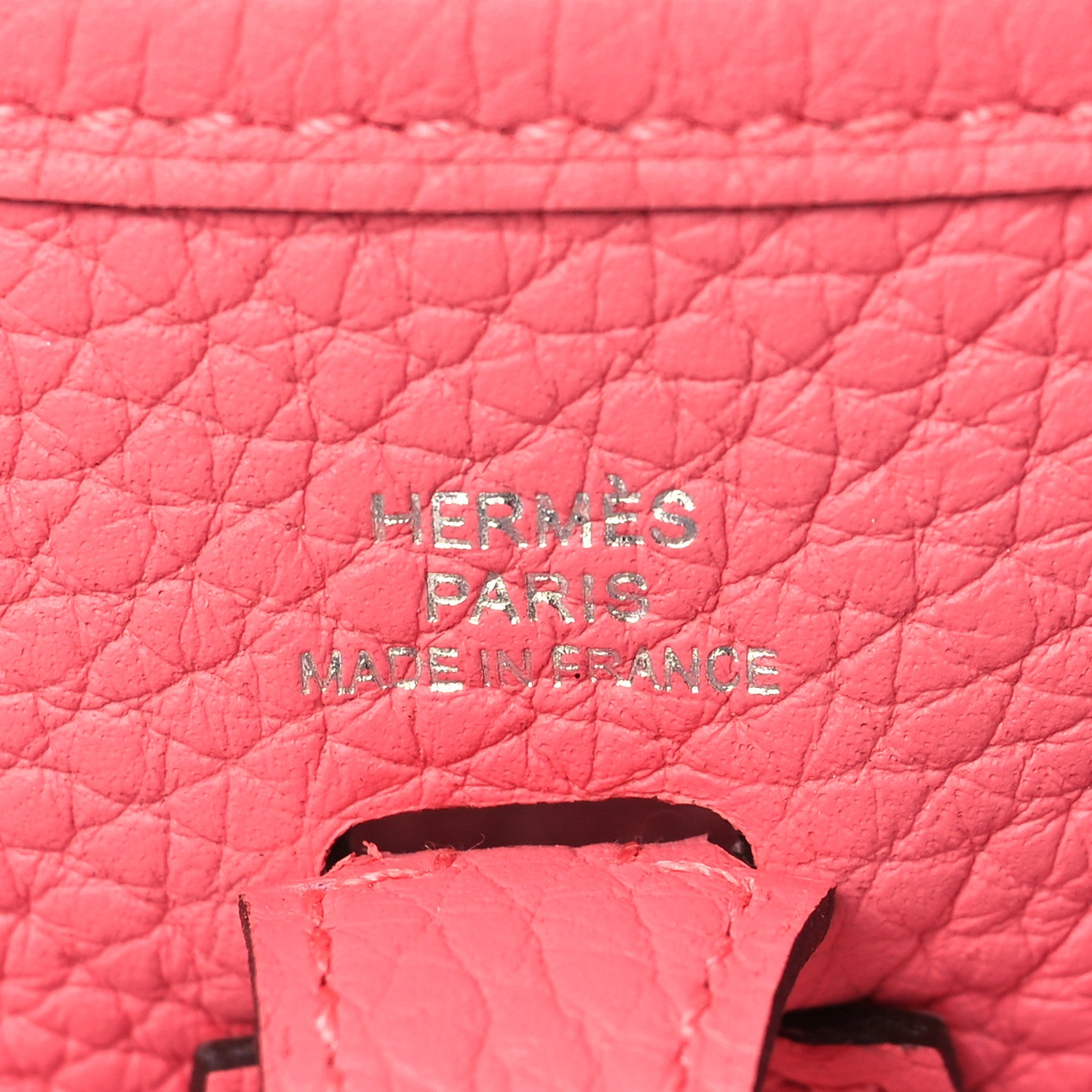 Hermes Taurillon Clemence Amazone Evelyne TPM Rose Azalee Rouge Pivoine 6 of 10