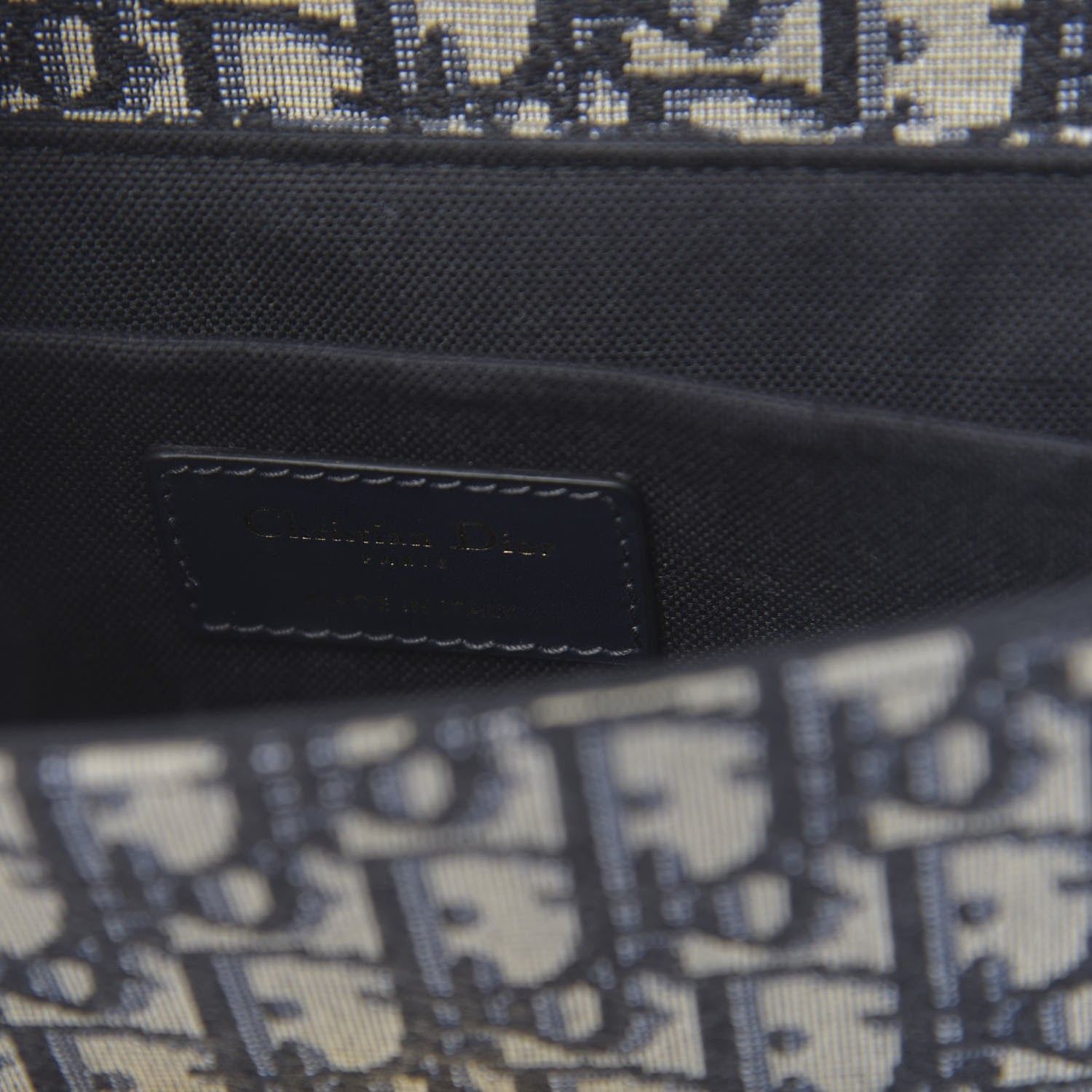 Christian Dior Oblique 30 Montaigne Box Bag Blue 6 of 10