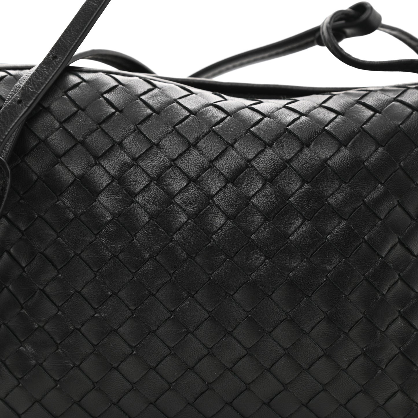 Nappa Intrecciato Nodini Bag Black
