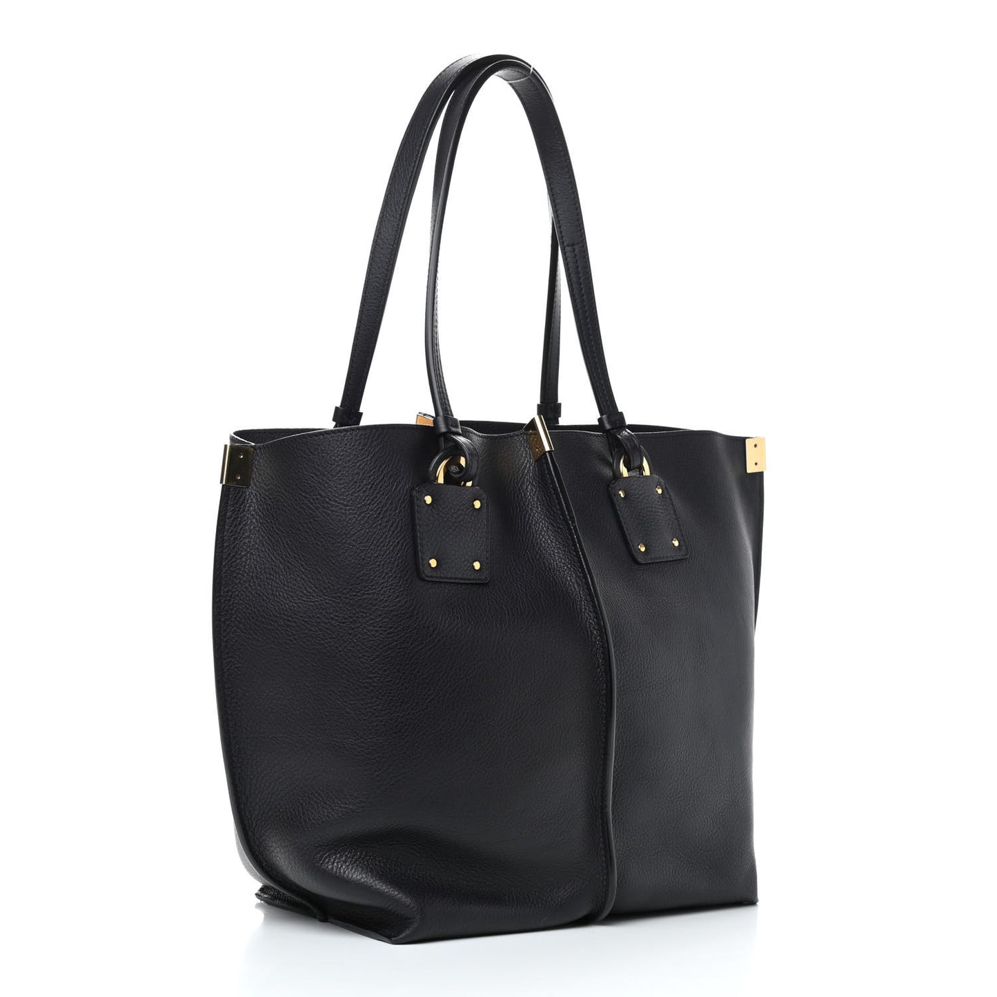 Smooth Calfskin Medium Vick Tote Full Blue