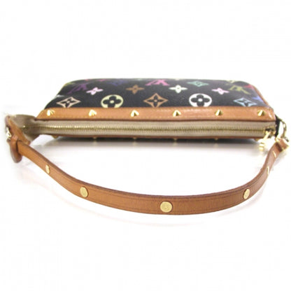 Louis Vuitton Monogram Multicolor Pochette Accessories Black 6 of 9