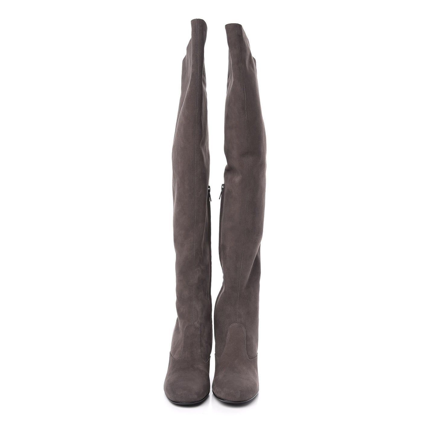 Suede Babies Over The Knee Boots 36 Road Grey