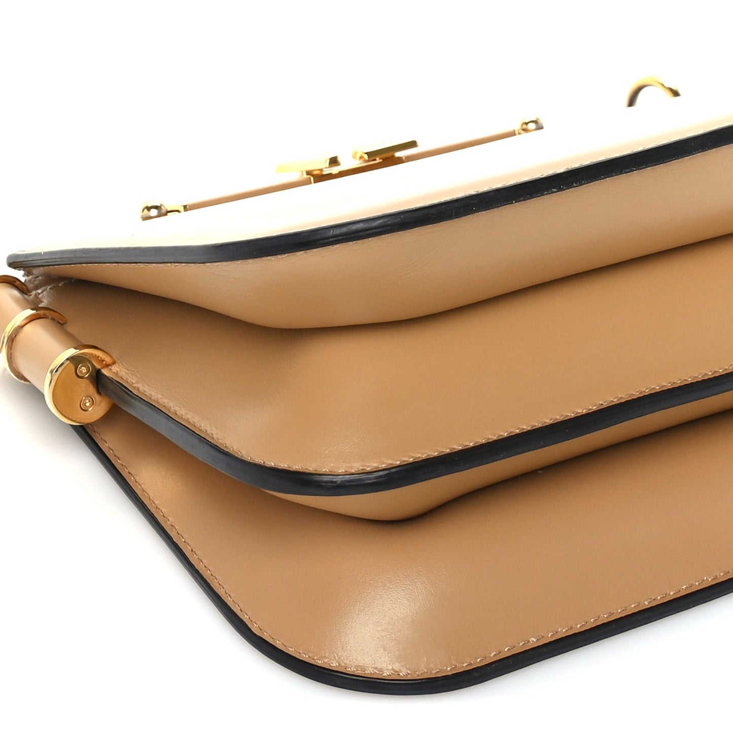 Vitello King Luxor  Touch Shoulder Bag  Caramello