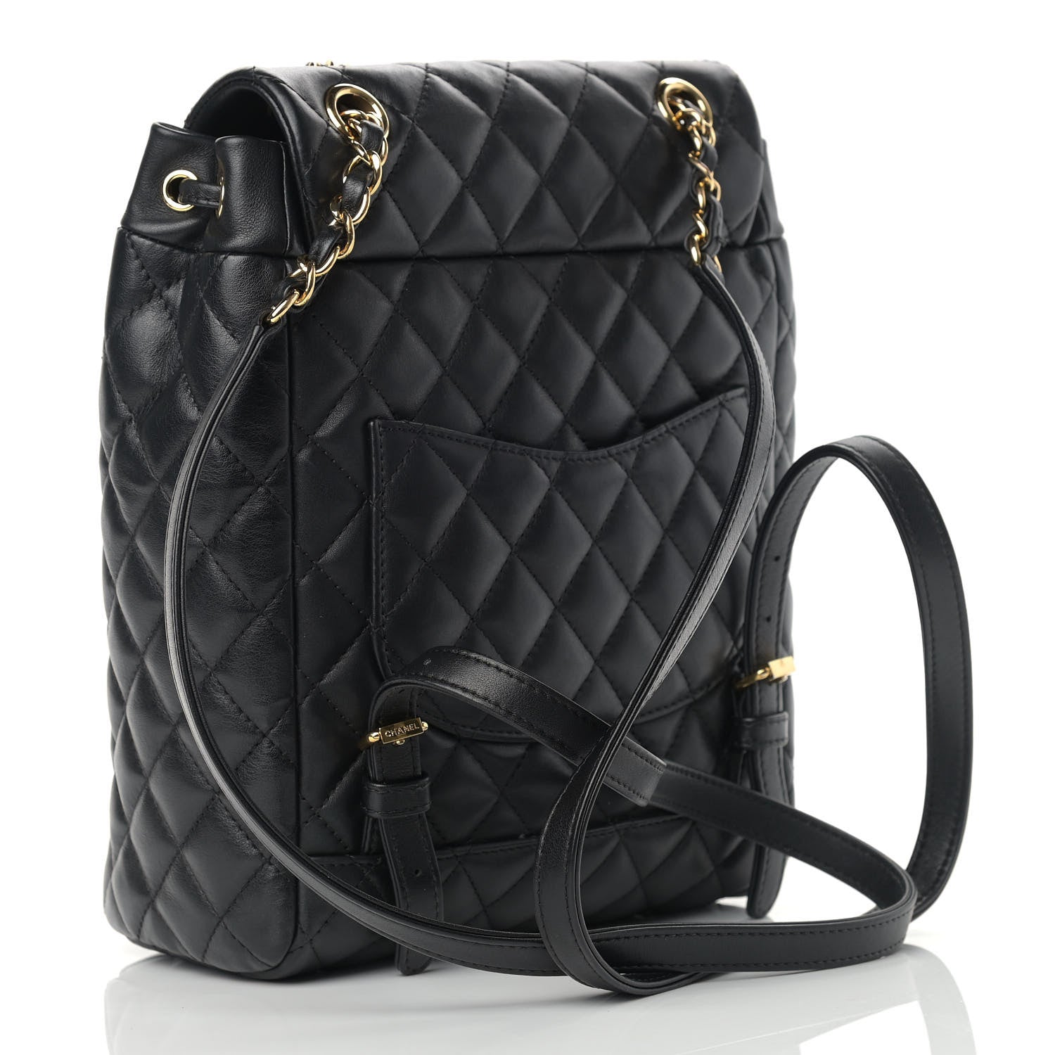 Chanel Lambskin Quilted Small Urban Spirit Backpack Black 3 of 11