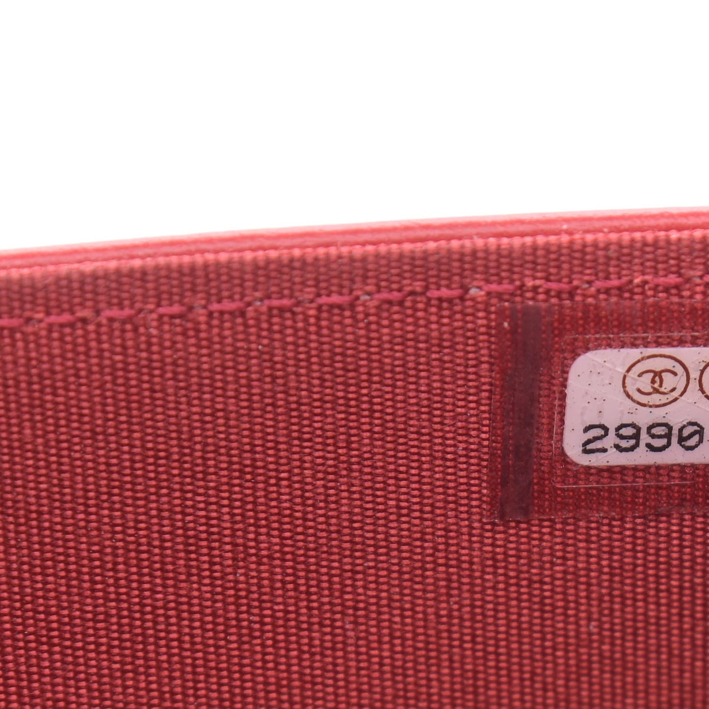 Caviar Quilted Boy Wallet On Chain WOC Red