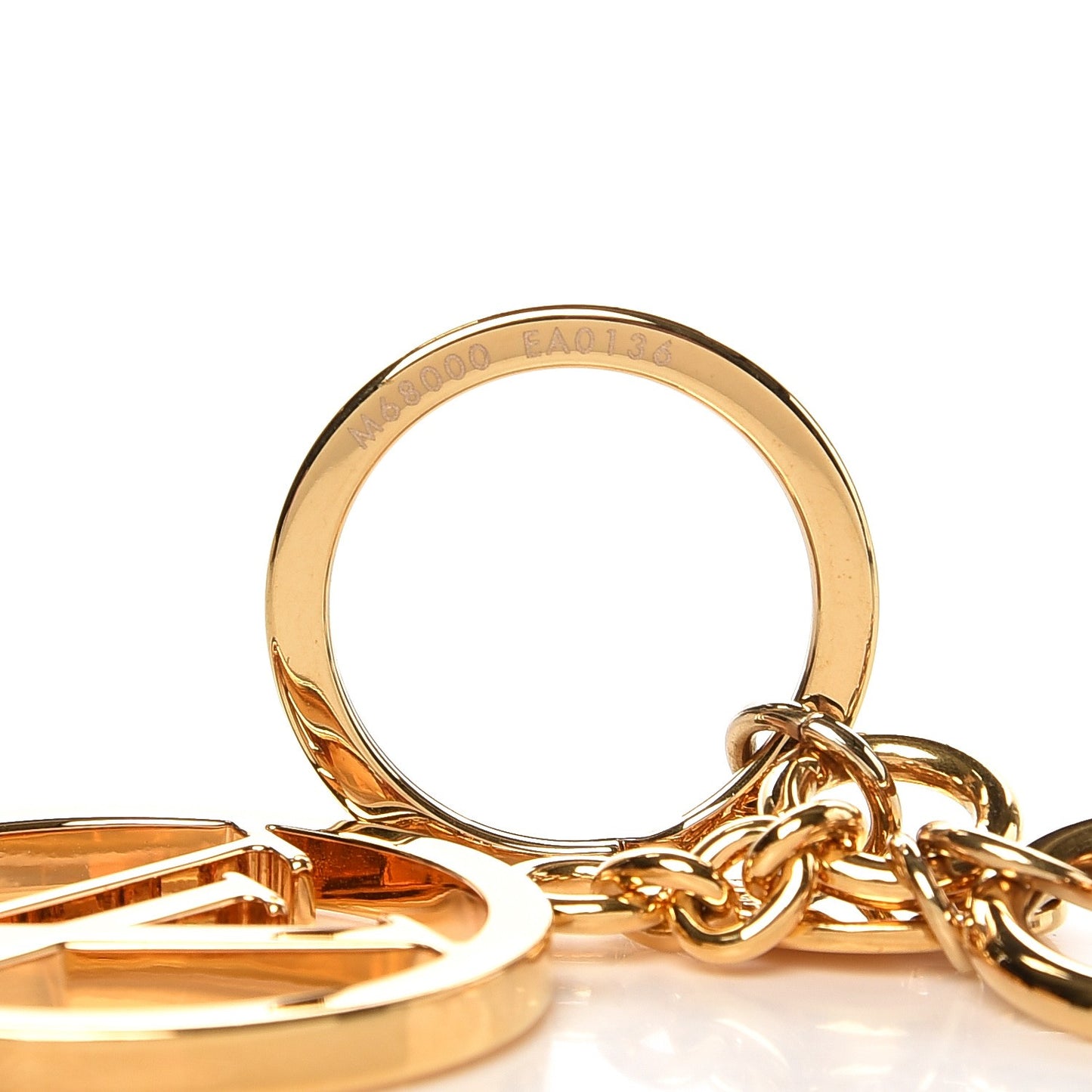 LV Circle Key Holder Gold