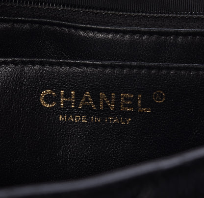 Chanel Caviar Quilted Jumbo Single Flap Black 8 of 9