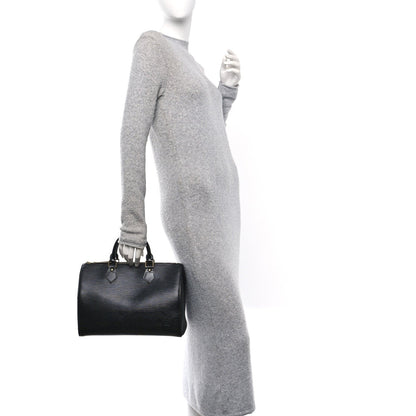 Louis Vuitton Epi Speedy 30 Black 2 of 7