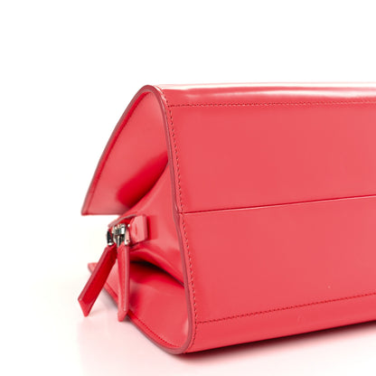 Prada Spazzolato Architectural Line Horizontal Bag Corallo 7 of 10