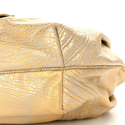 Fendi Nappa Nuvolata Bimetal Spy Oro Argento 12 of 15