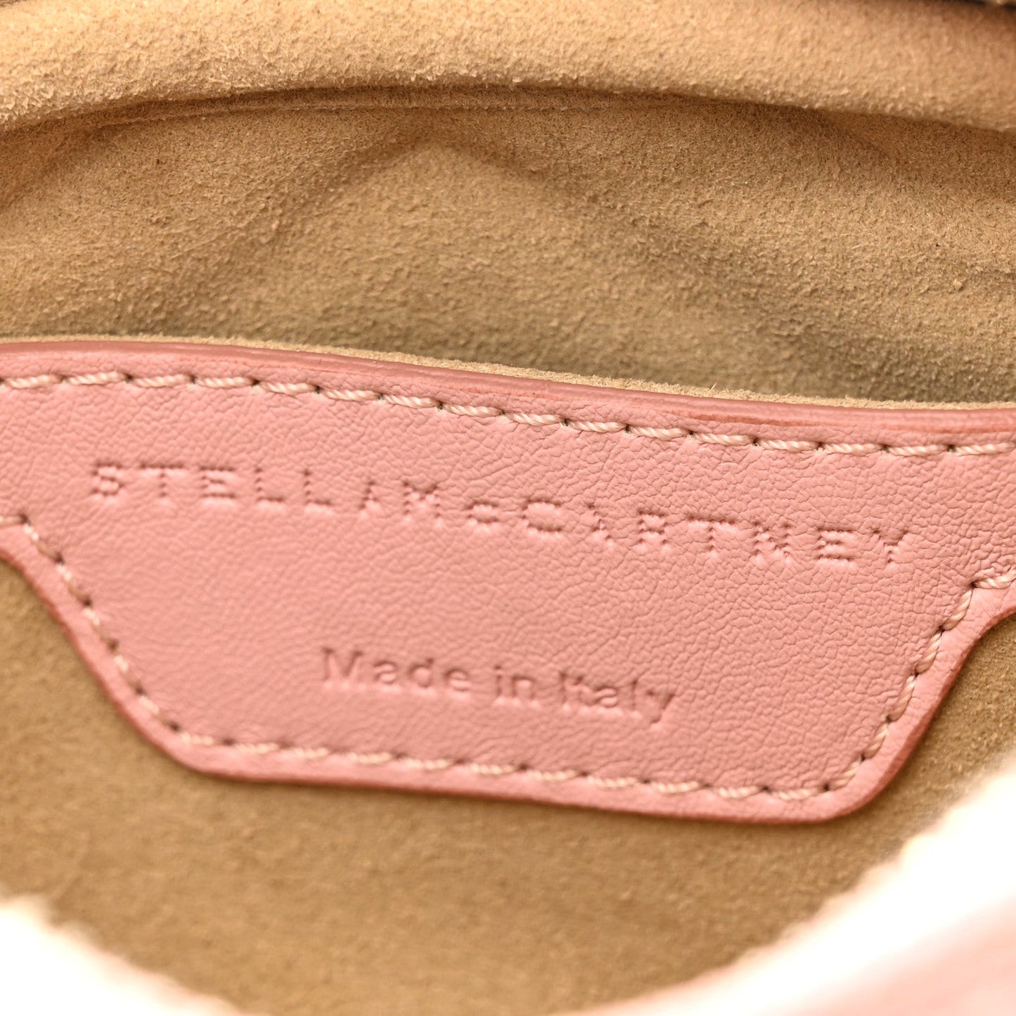 Eco Alter Nappa Star Patch Belt Bag Pink