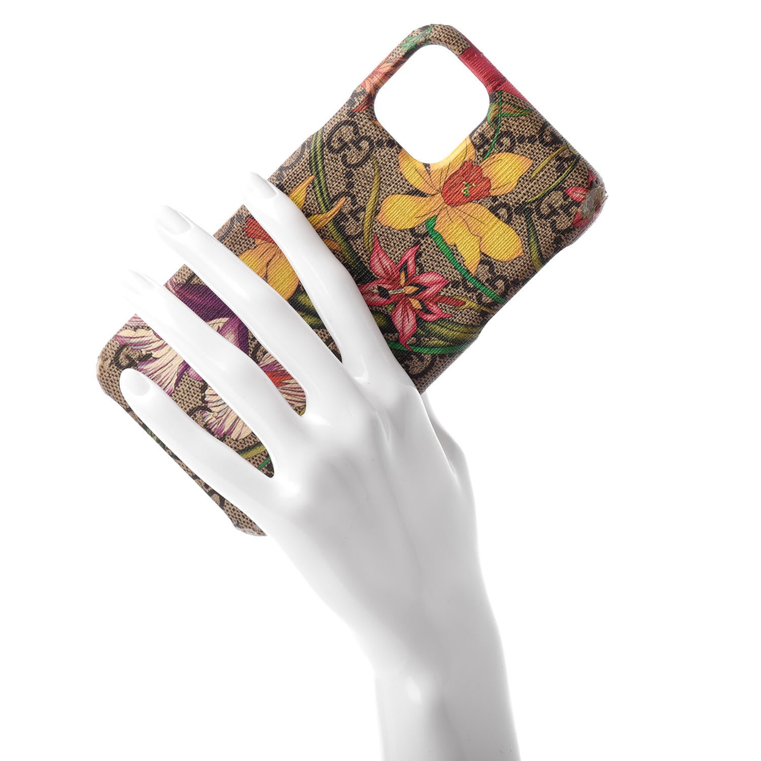 Gucci GG Supreme Monogram Flora Ophidia iPhone 11 Pro Max Case 2 of 9