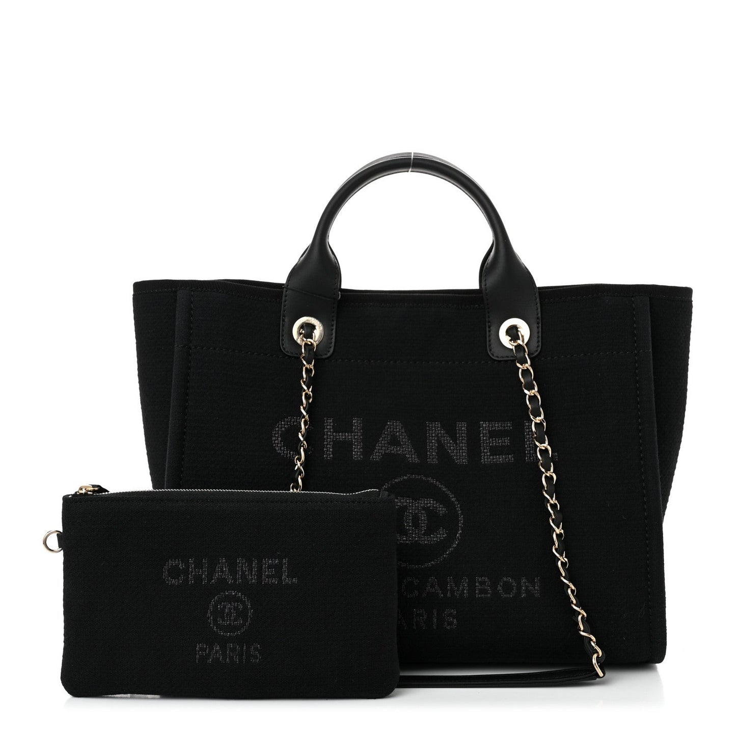 Mixed Fibers Small Deauville Tote Black