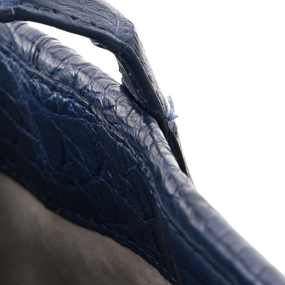 Nancy Gonzalez Crocodile Leaf Tote Electric Blue 12 of 16