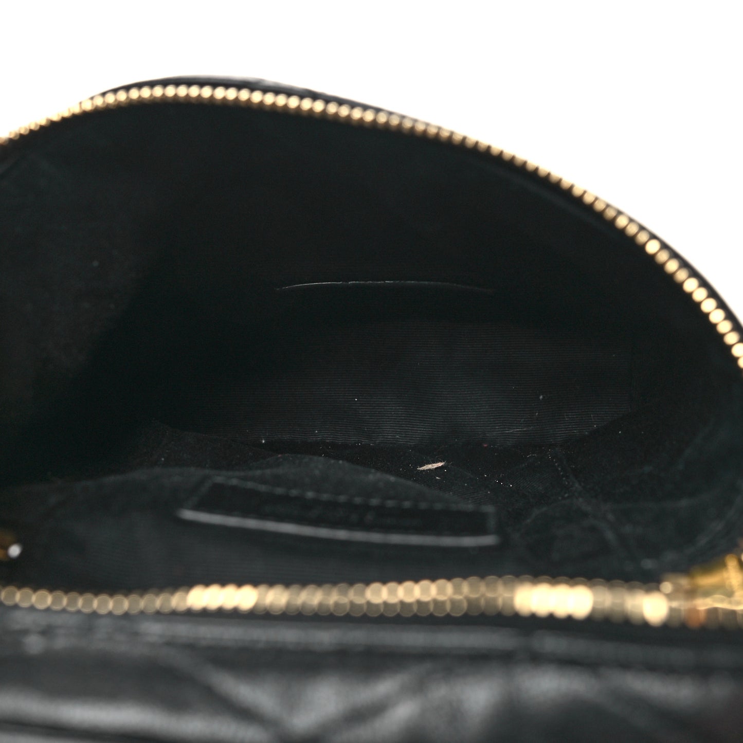 Lambskin Quilted Binocular Case Black