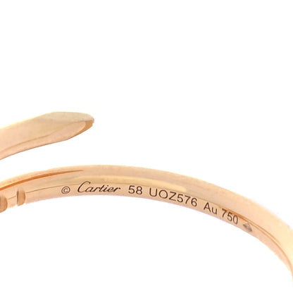 Cartier 18K Yellow Gold Small Juste Un Clou Ring 58 8.25 3 of 3