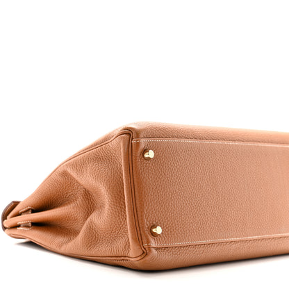 Hermes Togo Kelly Retourne 35 Gold 8 of 12