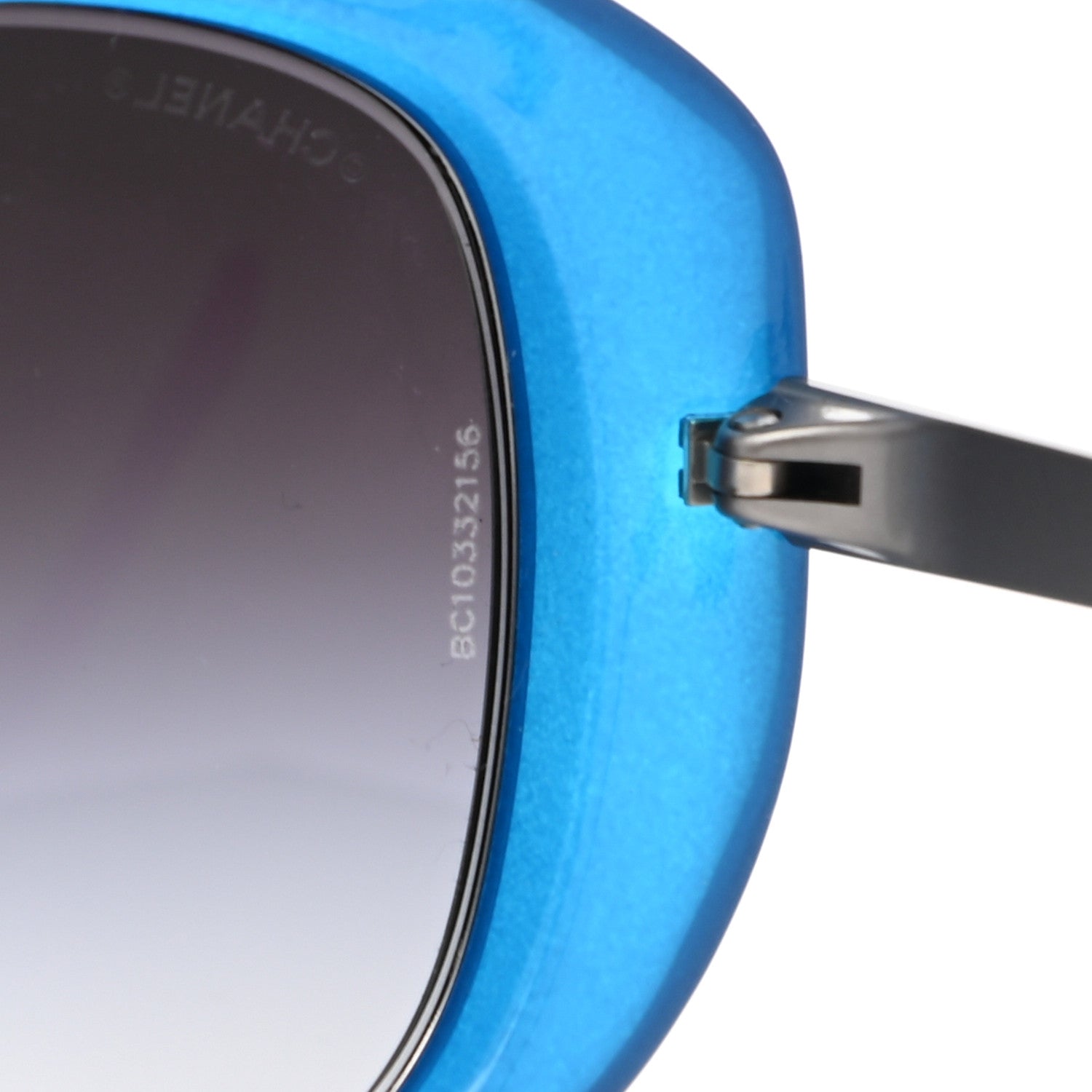 Chanel Acetate Oversized Frame Sunglasses 6045-T Blue 7 of 8