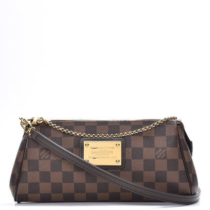 Louis Vuitton Damier Ebene Eva Clutch 1 of 9