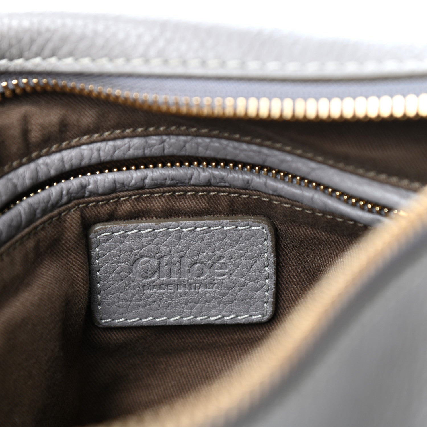 Chloe Calfskin Medium Marcie Satchel Cashmere Grey 6 of 11