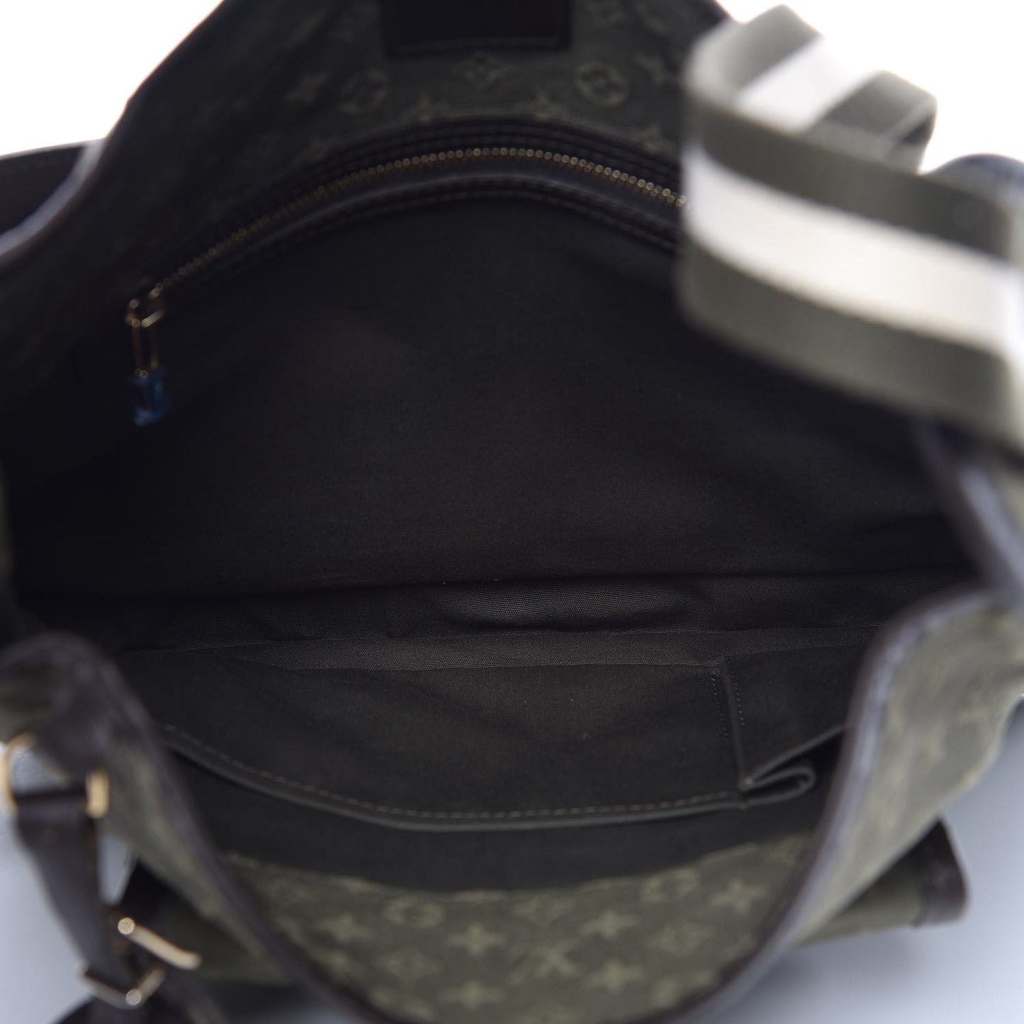 Mini Monogram Besace Mary Kate Kaki