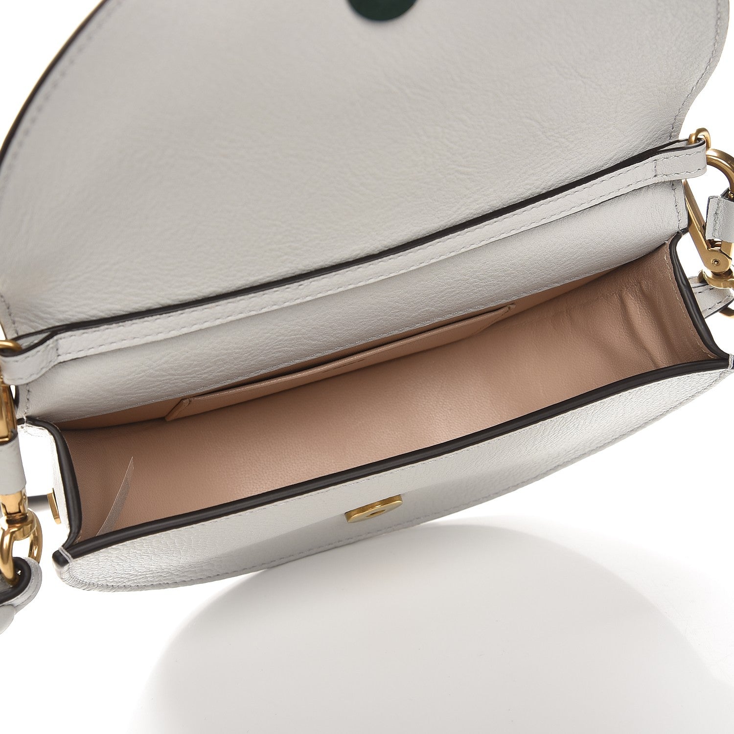 Chloe Calfskin Small Nile Bracelet Minaudiere Bag Airy Grey 5 of 7
