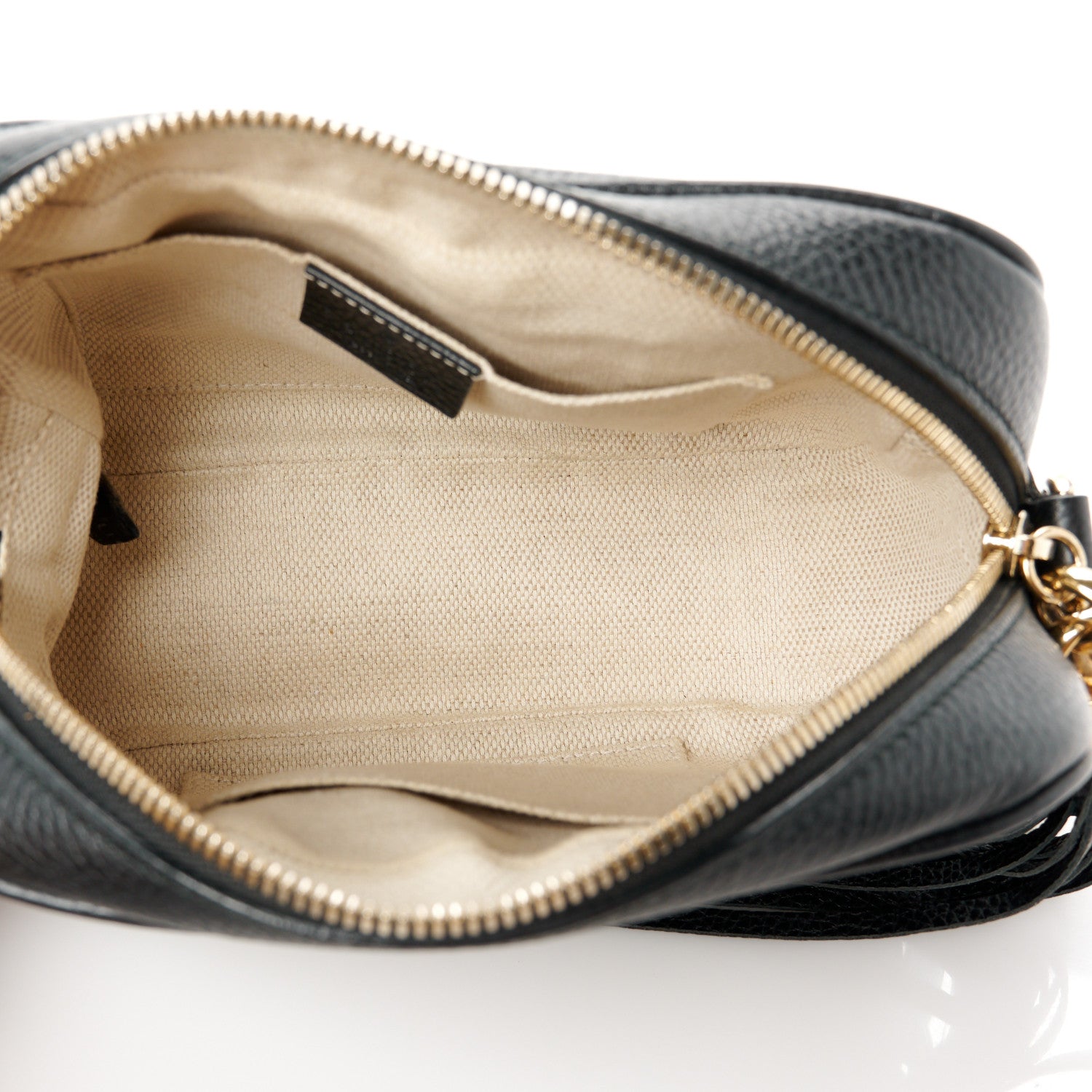 Gucci Pebbled Calfskin Small Soho Disco Bag Black 5 of 11