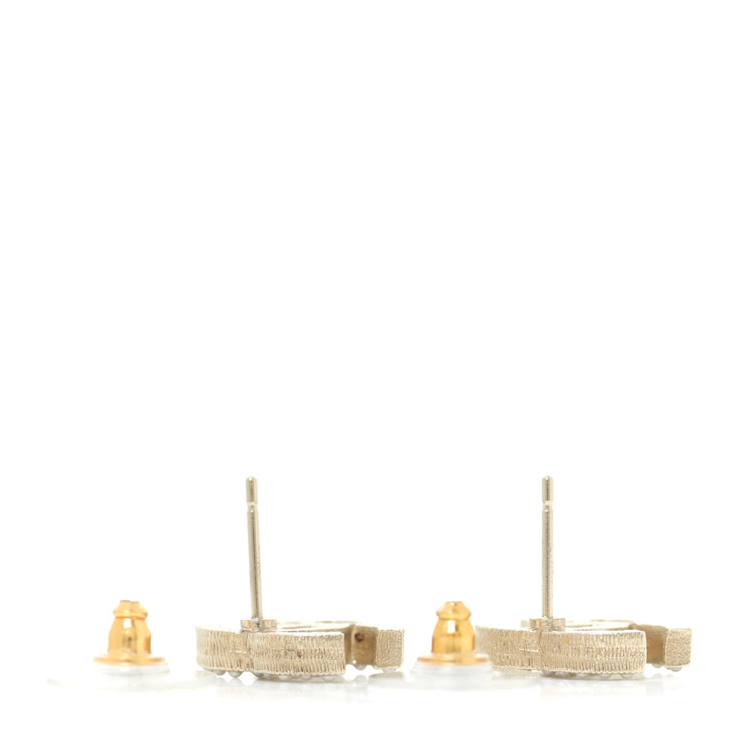 Pearl CC Earrings Gold