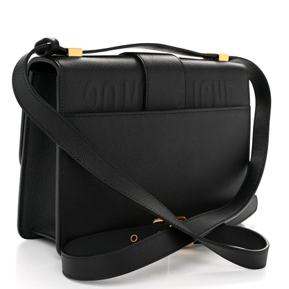 Christian Dior Grained Calfskin 30 Montaigne Flap Bag Black 3 of 10