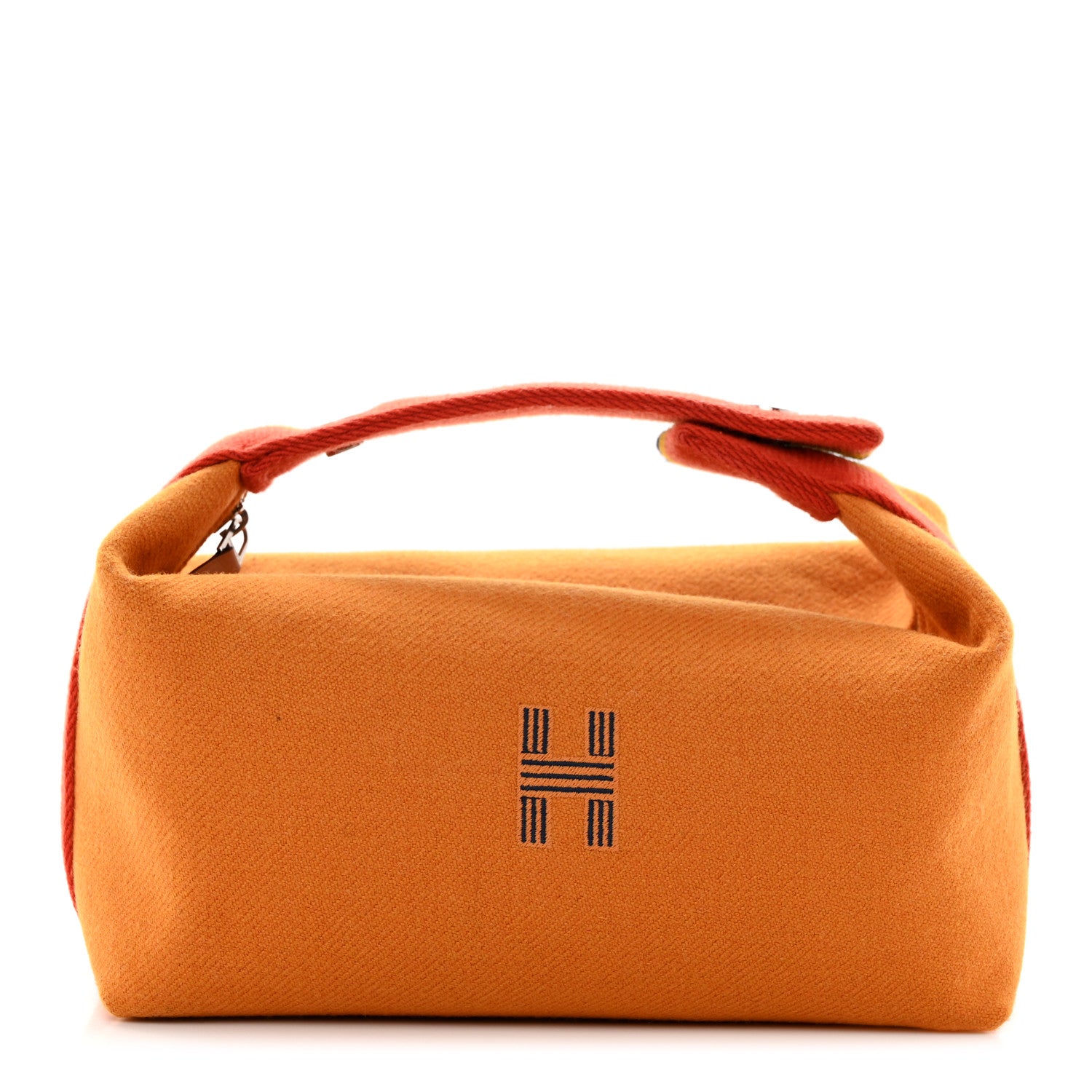Hermes Canvas Small Bride-A-Brac Pouch Ochre 1 of 8