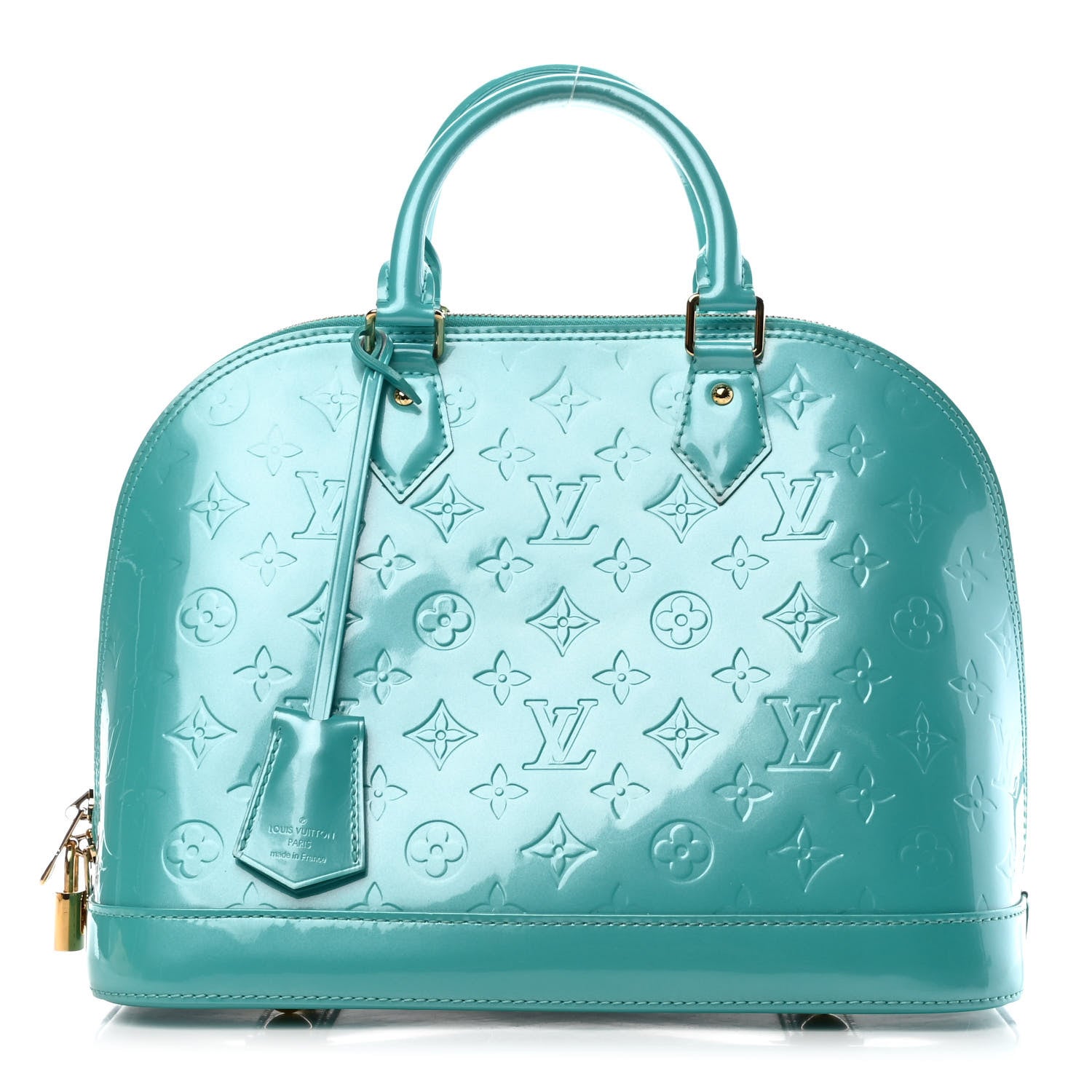 Louis Vuitton Vernis Alma PM Blue Lagon 1 of 4