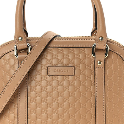 Gucci Soft Microguccissima Mini Dome Bag  Camelia 6 of 8