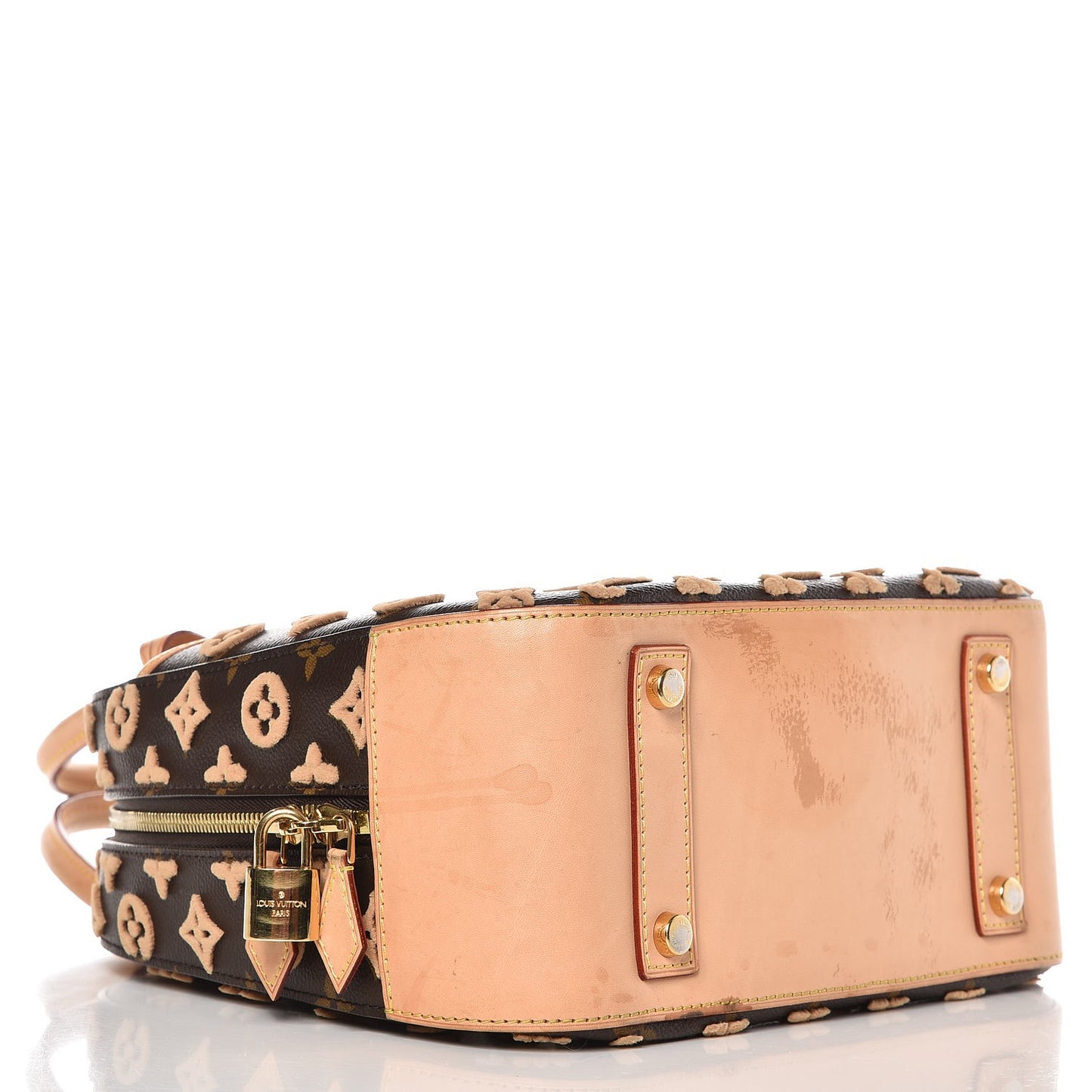 Monogram Tuffetage Deauville Cube Caramel