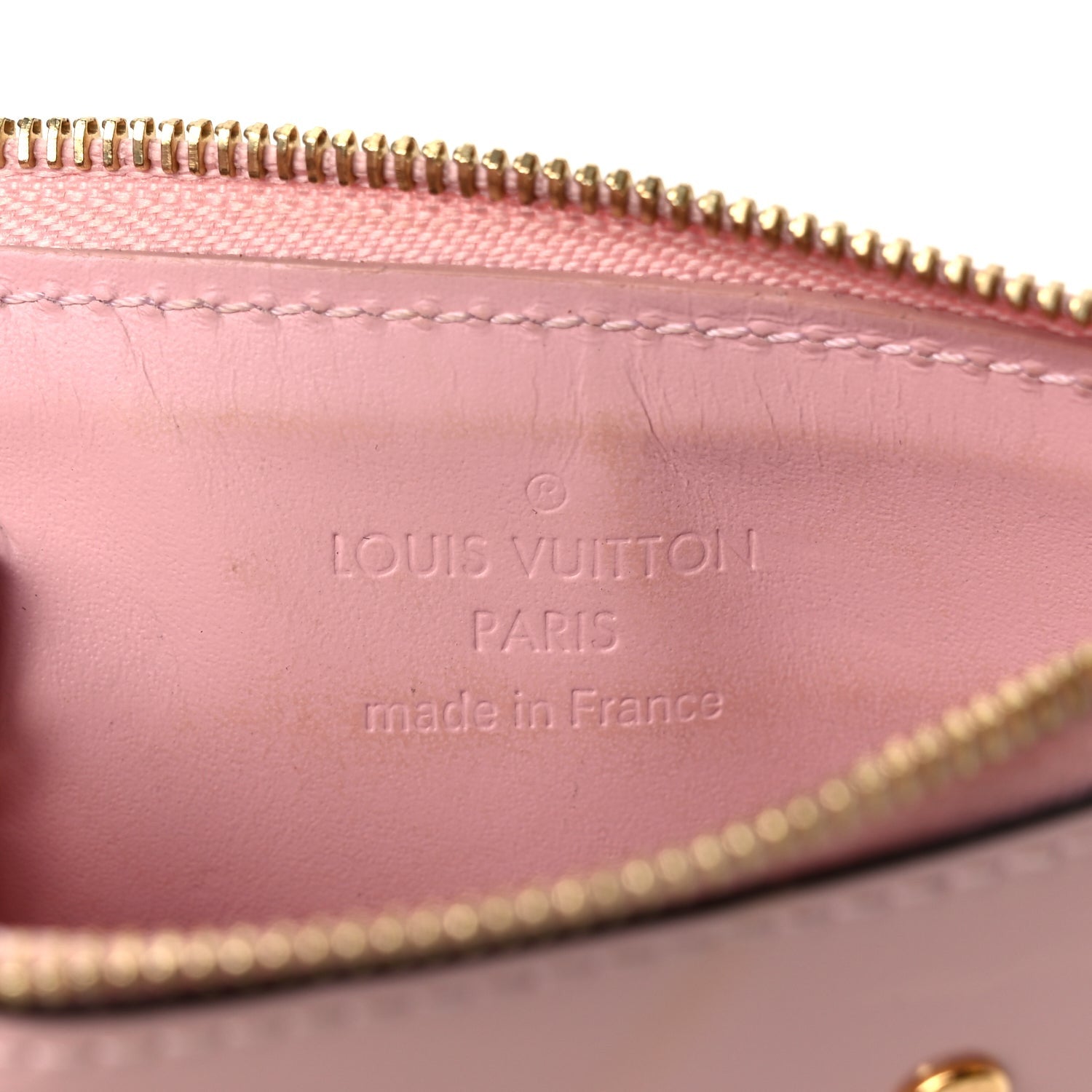 Louis Vuitton Patent Miroir Venice Key Pouch  Rose Ballerine 6 of 7