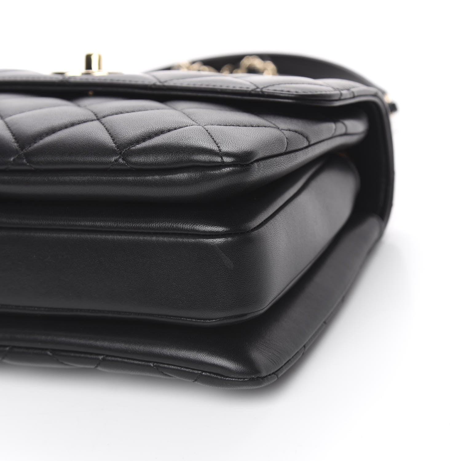 Chanel Lambskin Quilted Small Trendy CC Dual Handle Flap Bag Black 11 of 15