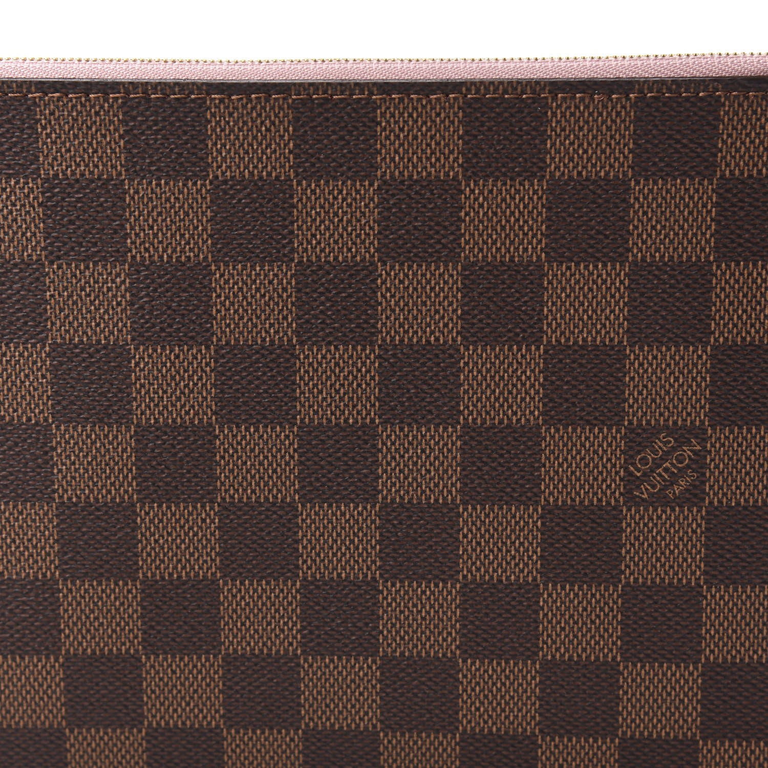 Louis Vuitton Damier Ebene Neverfull MM GM Pochette Rose Ballerine 10 of 10